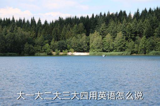 大一英文，英文中大一大二大三大四怎么表示