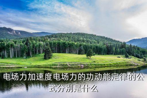 電場力計算公式，物理中的電場強怎么計算