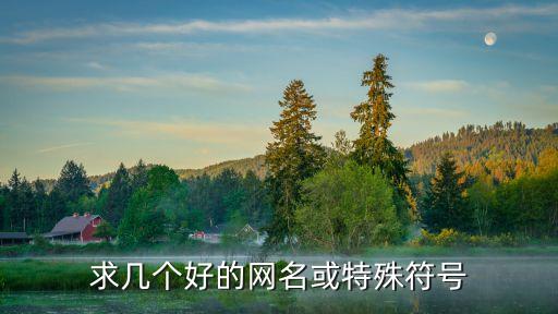 特殊符號微信名，帶特殊符號得網名