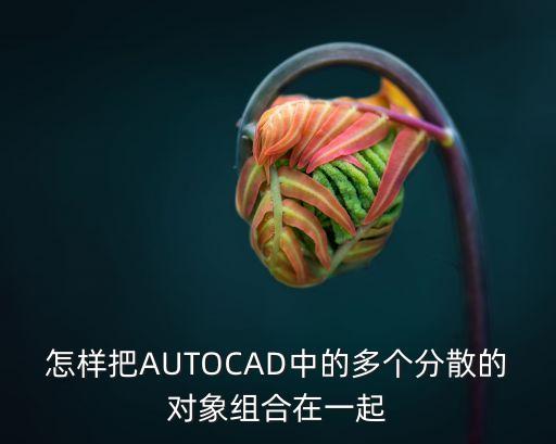 cad組合，請(qǐng)問(wèn)在CAD中怎樣組合圖元呀