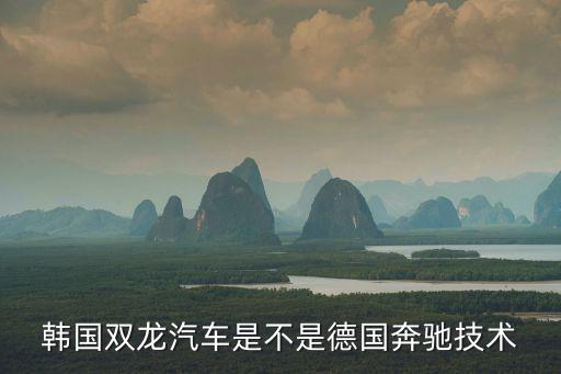 韓國雙龍汽車是不是德國奔馳技術
