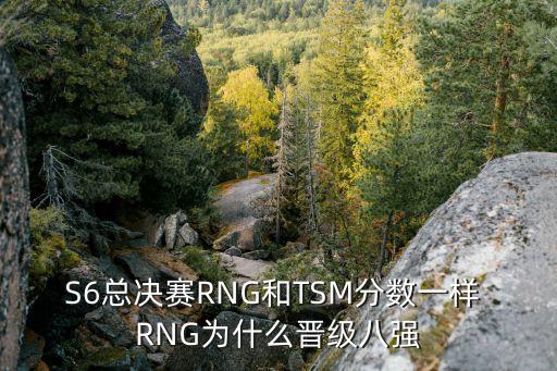 S6總決賽RNG和TSM分數一樣 RNG為什么晉級八強