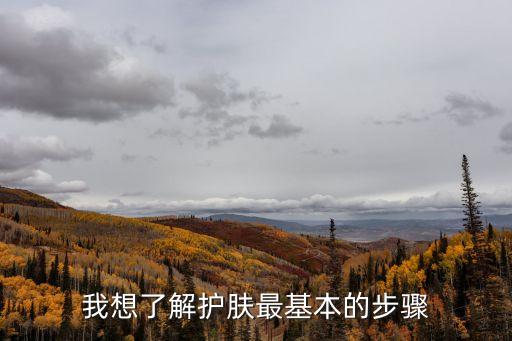 基礎(chǔ)護(hù)膚的正確步驟，我想了解護(hù)膚最基本的步驟