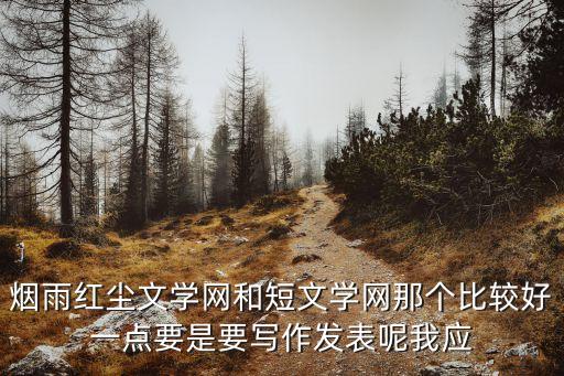 短文學網，煙雨紅塵文學網和短文學網那個比較好一點要是要寫作發表呢我應