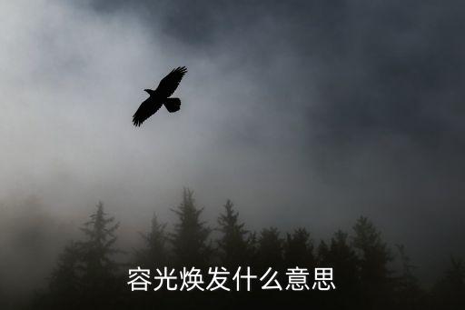 煥發的意思，精神飽滿容光煥發根據句子意思寫成語