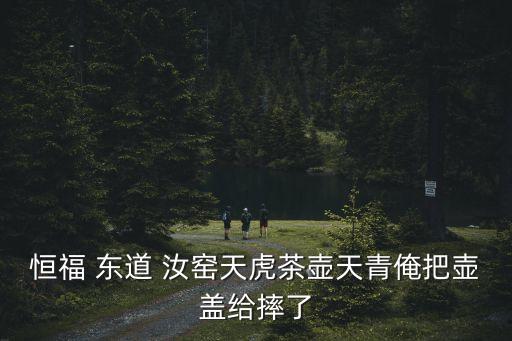 恒福 東道 汝窯天虎茶壺天青俺把壺蓋給摔了