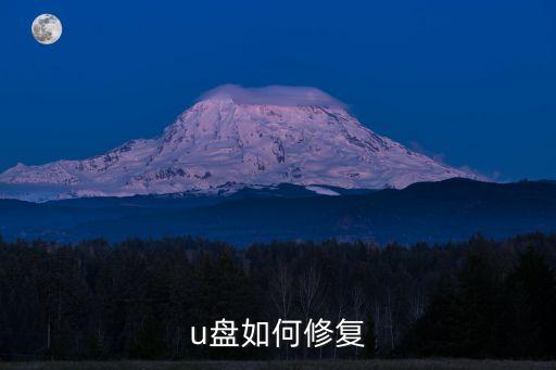 u盤如何修復
