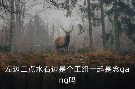 兩點(diǎn)水一個工，兩點(diǎn)水加一個工讀什么