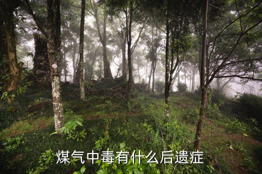 煤氣中毒有什么后遺癥