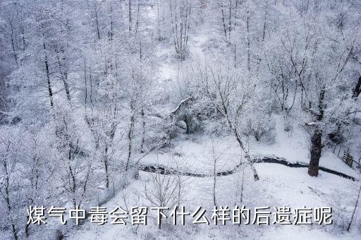 煤氣中毒后遺癥有哪些，煤氣中毒的后遺癥有哪些