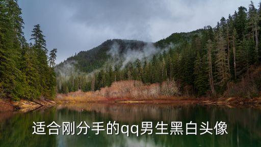 適合剛分手的qq男生黑白頭像