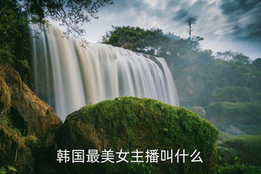 最美女主播，韓國(guó)最美女主播叫什么
