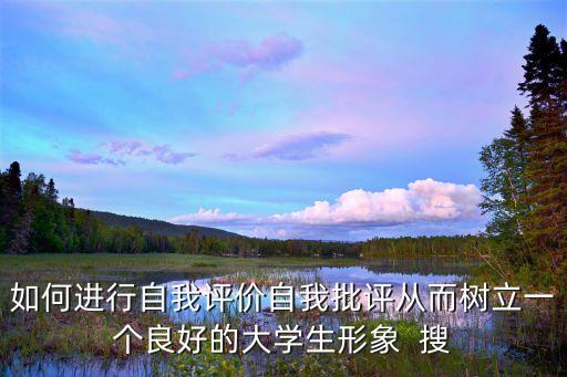 大學生自我批評，哪有自我評價自我評價范文