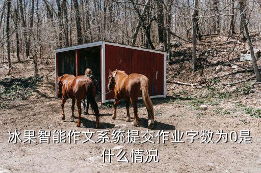 冰果作文，冰果智能作文系統提交作業字數為0是什么情況