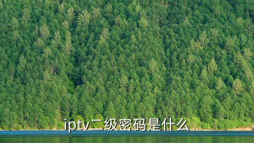 iptv二級密碼是什么