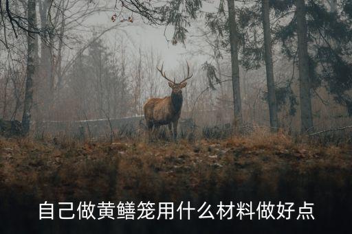 黃鱔籠，自己做黃鱔籠用什么材料做好點