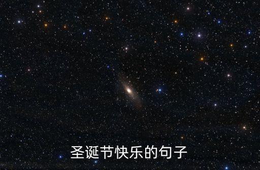 圣誕節快樂的句子