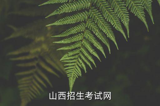 山西招生考試網(wǎng)
