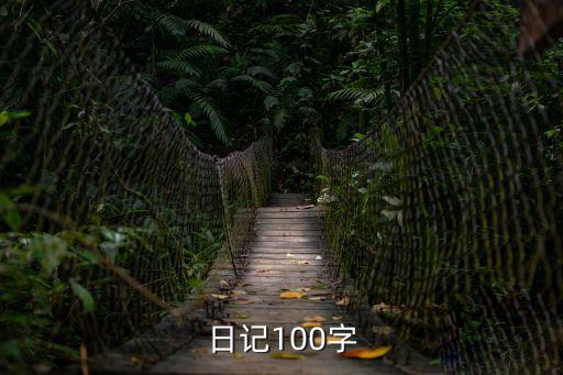 寫日記100字，日記100字
