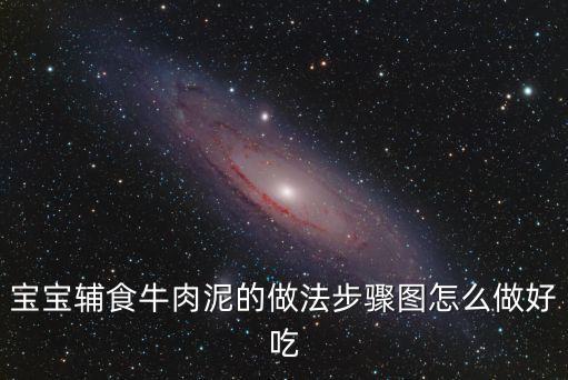 牛肉泥，請問給寶寶吃的牛肉泥怎么做