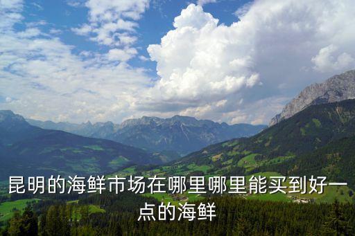 海鮮，昆明的海鮮市場(chǎng)在哪里哪里能買到好一點(diǎn)的海鮮