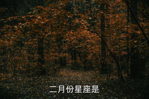 二月星座，二月份星座是