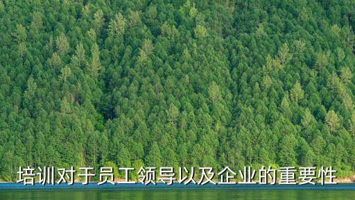 培訓對于員工領導以及企業(yè)的重要性