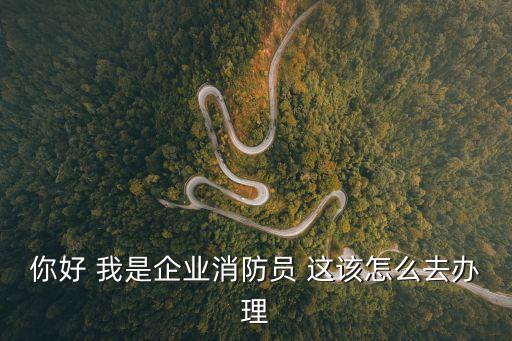 我是消防員，你好 我是企業消防員 這該怎么去辦理