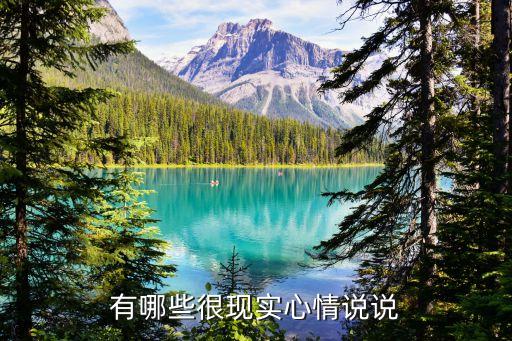 生活說說很現實的說說，有哪些很現實的話