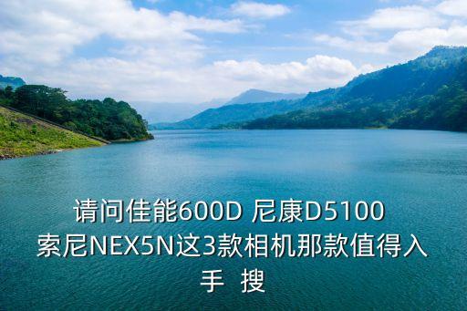 請問佳能600D 尼康D5100 索尼NEX5N這3款相機那款值得入手  搜