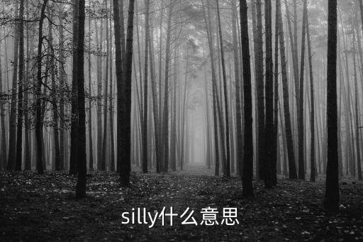 silly什么意思