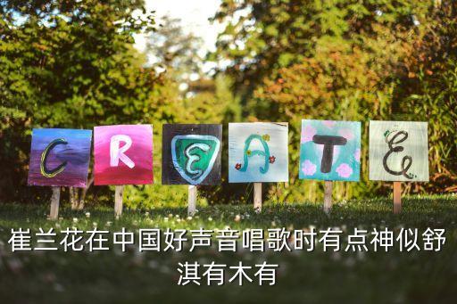 崔蘭花在中國好聲音唱歌時有點神似舒淇有木有