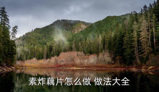 炸藕片，素炸藕片家常做法正宗素炸藕片怎么做