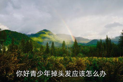 你好青少年掉頭發應該怎么辦