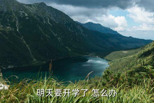 明天開學，明天要開學了 怎么辦