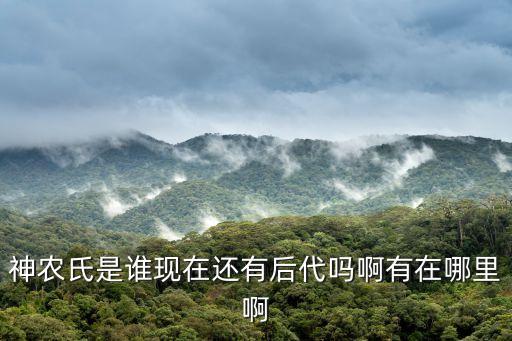 神農(nóng)后裔，神農(nóng)的兒子是誰(shuí)