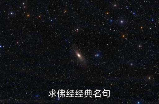 求佛經經典名句