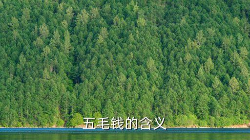 五毛錢，5毛錢什么意思