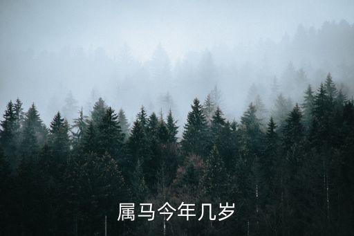 今年屬馬的多大，屬馬的今年多大