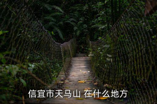 信宜市天馬山 在什么地方