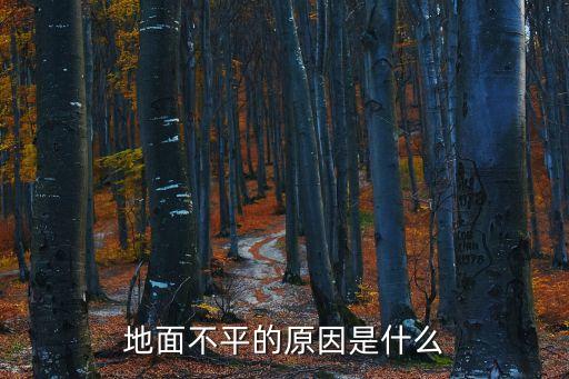 路面不平，水泥地面不平怎么辦誰知道