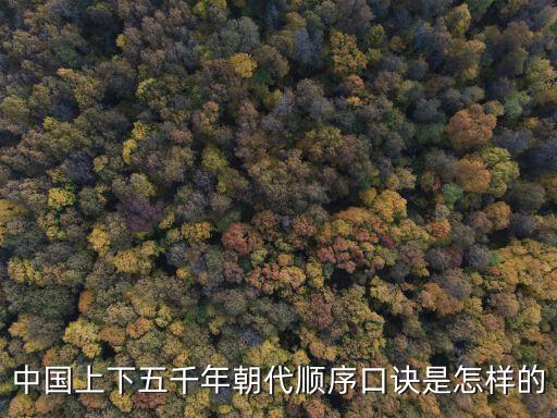 年代表口訣，背歷史朝代的口訣是怎么著來(lái)著什么夏商周唐宋元明清