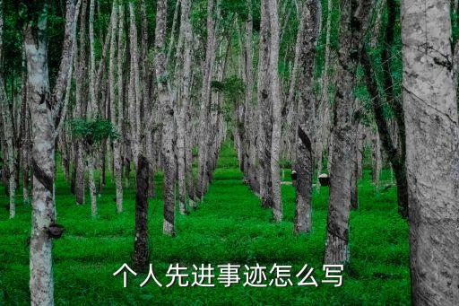 給自己寫(xiě)個(gè)人主要事跡，個(gè)人事跡怎么寫(xiě)