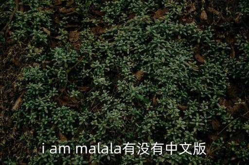 i am malala有沒有中文版