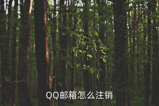 怎么注銷qq郵箱，怎么注銷QQ郵箱
