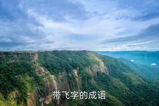 飛的四字詞語，帶飛字成語有哪些