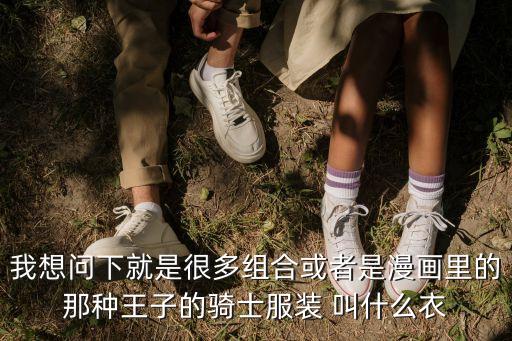 我想問下就是很多組合或者是漫畫里的那種王子的騎士服裝 叫什么衣