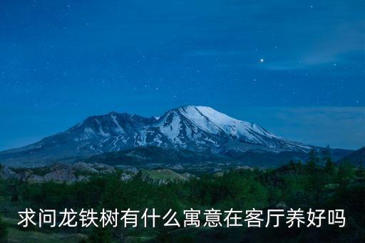 龍鐵樹的風水作用，求問龍鐵樹有什么寓意在客廳養好嗎