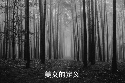美女人，美女的定義