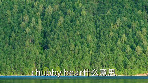 胖胖熊，女孩子喜歡的那毛茸茸的胖胖熊叫什么名字啊